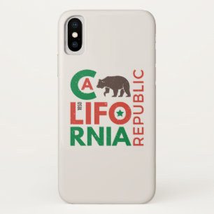 Californië met Grizzly Beer Logo Case-Mate iPhone Case