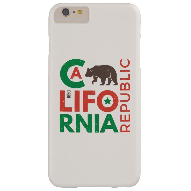 Californië met Grizzly Beer Logo Case-Mate iPhone Case (Achterkant)