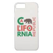 Californië met Grizzly Beer Logo Case-Mate iPhone Case (Achterkant)