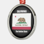 Californië Metalen Ornament (Links)