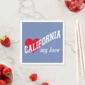 Californië mijn liefde servet (Insitu)