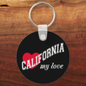 Californië mijn liefde sleutelhanger (Voorkant)
