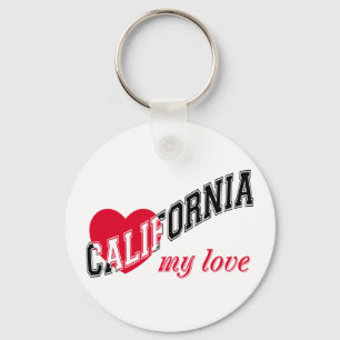 Californië mijn liefde sleutelhanger