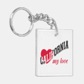 Californië mijn liefde sleutelhanger (Voorkant Links)