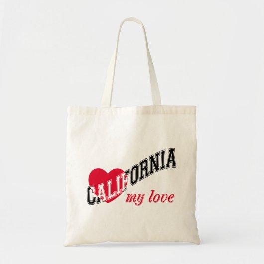 Californië mijn liefde tote bag (Voorkant)