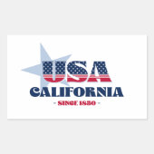 Californië Mijn thuisstaat Sticker (Voorkant)