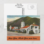 Californië, Motel Inn, San Luis Obispo Briefkaart (Voorkant / Achterkant)
