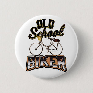 Californië Motorfiets T-shirt Ronde Button 5,7 Cm