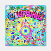 Californië Mystic Dance Magneet (Voorkant)