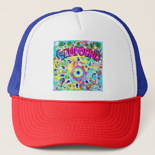 Californië Mystic Dance Trucker Pet (Voorkant)