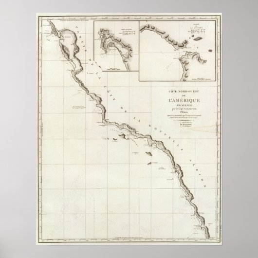 Californië naar El Rosario Poster (Voorkant)