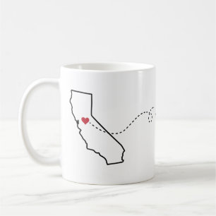 Californië naar Idaho - Mok van de Koffie van Hea