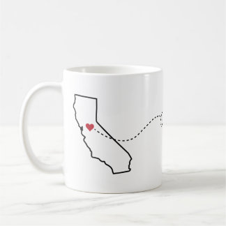 Californië naar Rhode Island - Heart2Heart Koffiemok