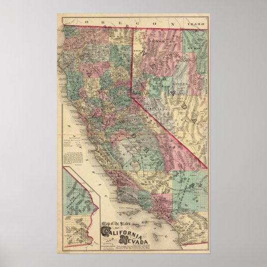 Californië, Nevada 2 Poster (Voorkant)