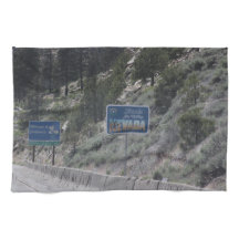 Californië-Nevada grens Keukenhanddoek