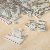  Californië Nevada Historic Map USA Legpuzzel (Zijkant)