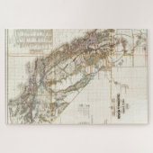  Californië Nevada Historic Map USA Legpuzzel (Horizontaal)