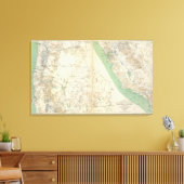 Californië, Nevada, Oregon Canvas Afdruk (Insitu (Woonkamer))