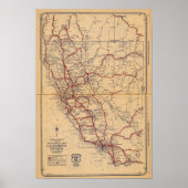 Californië, Nevada Poster (Voorkant)