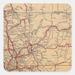 Californië, Nevada Vierkante Sticker