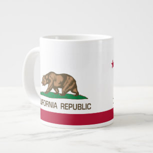 Californië (normale vlag) grote koffiekop