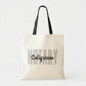 Californië - Notarisch - zwarte rode zwarte doopvo Tote Bag (Voorkant)