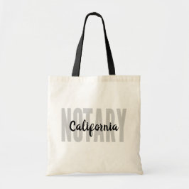 Californië - Notarisch - zwarte rode zwarte doopvo Tote Bag