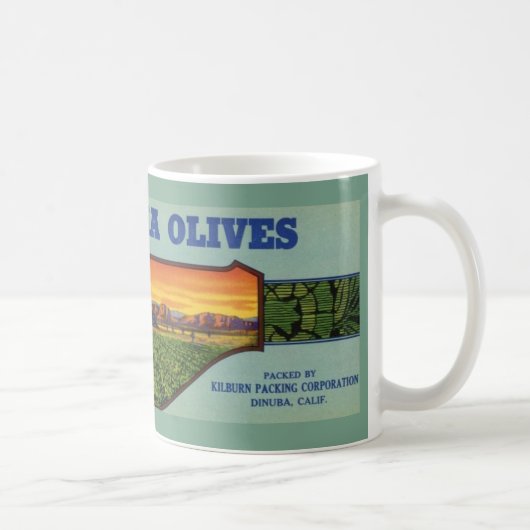 Californië Olijven Mok (Rechts)