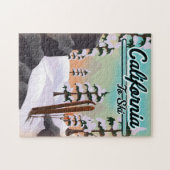 Californië om te skiën legpuzzel (Horizontaal)