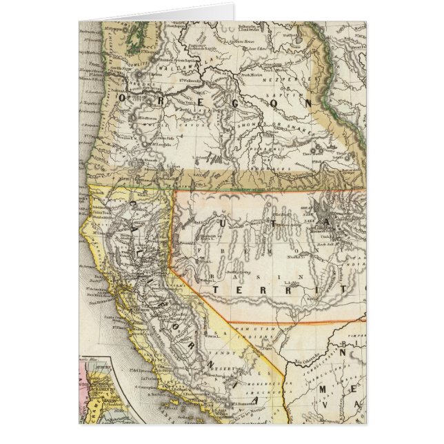 Californië, Oregon, Utah (Voorkant)