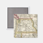 Californië, Oregon, Utah Magneet (Voorkant / Achterkant)
