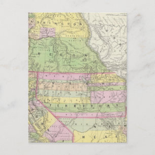 Californië, Oregon, Washington, Utah, New Mexico 6 Briefkaart