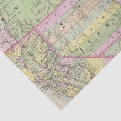 Californië, Oregon, Washington, Utah, New Mexico 6 Tissuepapier (Detail)