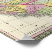 Californië, Oregon, Washington, Utah, New Mexico 8 Poster (Hoek)