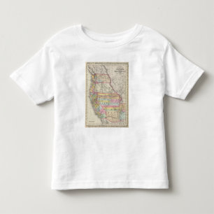 Californië, Oregon, Washington, Utah, New Mexico Kinder Shirts