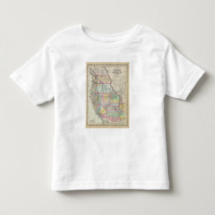 Californië, Oregon, Washington, Utah, New Mexico Kinder Shirts