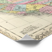 Californië, Oregon, Washington, Utah, New Mexico Poster (Hoek)