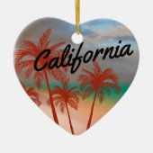 Californië-Ornament Keramisch Ornament (Voorkant)