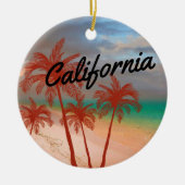 Californië-Ornament Keramisch Ornament (Voorkant)