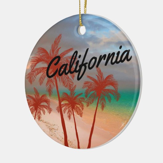 Californië-Ornament Keramisch Ornament (Links)