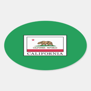 Californië Ovale Sticker
