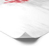 Californië Painterly Poster (Hoek)