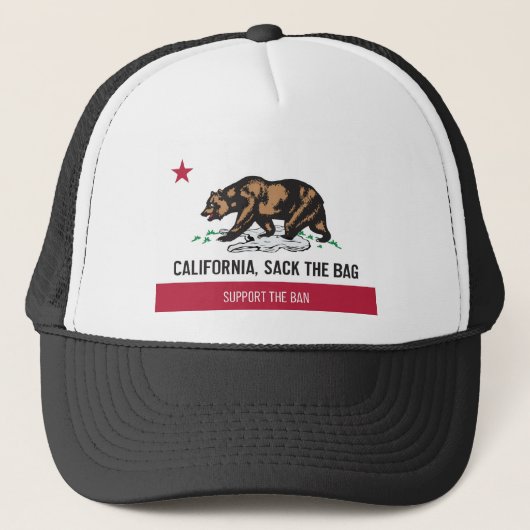 Californië, pak de tas trucker pet (Voorkant)