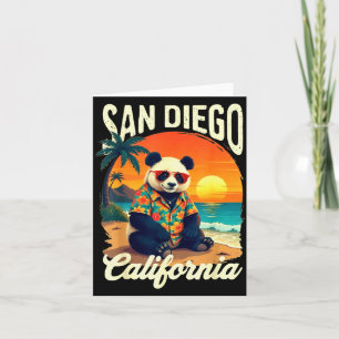 Californië Panda Dierentuin San Diego Nieuwjaar 20 Kaart