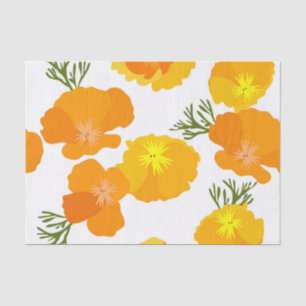 Californië papaver. tissuepapier