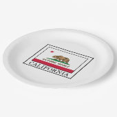 Californië Papieren Bordje (Gekanteld)