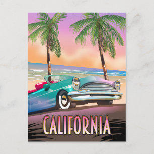 Californië Paradijs Zonsondergang Briefkaart