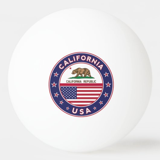 Californië Pingpongbal (Voorkant)
