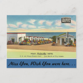 Californië, Pismo Palisades Motel Briefkaart