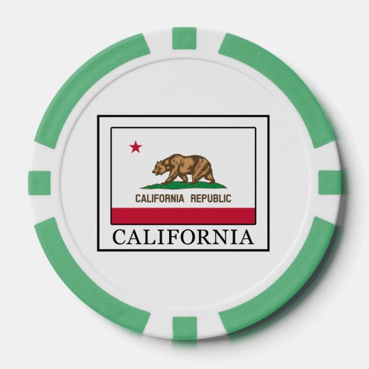 Californië Pokerchips (Voorkant)